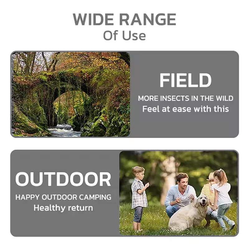 Ultrasonic Mosquito Repellent Wristband – Chemical-Free Bug Protection for Outdoor Activities, Camping, Hiking & Yard Work | Thomler