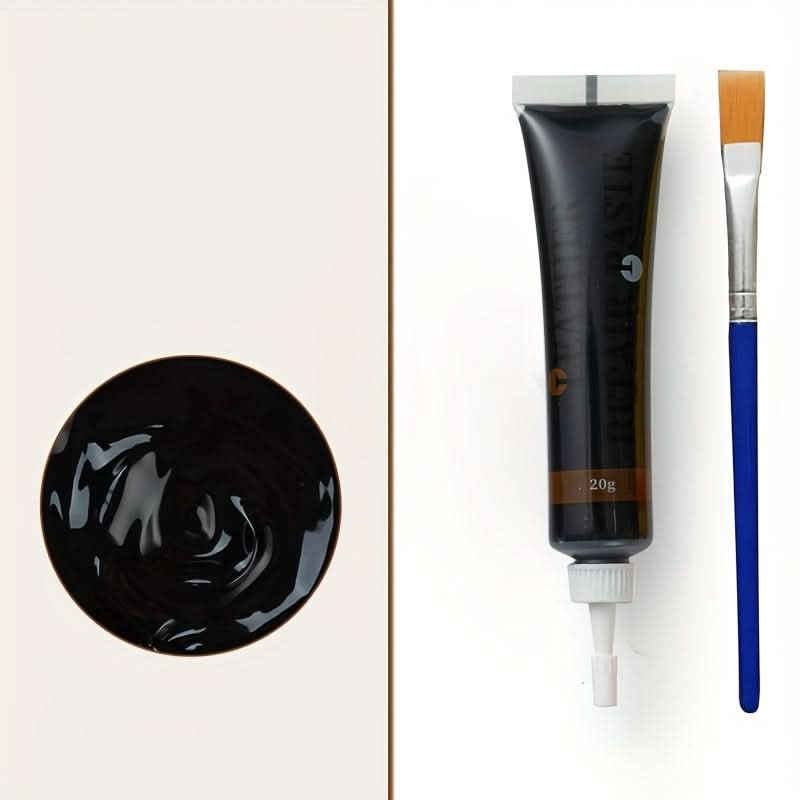 Leather & Vinyl Repair Kit for Couches, Car Interiors & Upholstery – 12 Color Options for Furniture Touch-Ups | Thomler