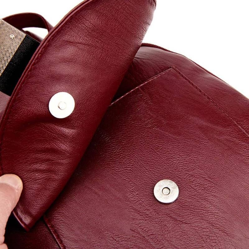 Women's Leather Backpack Purse | Convertible Shoulder Bag for Work & Travel | Handcrafted Premium Cowhide | Multi-Pocket Design | Thomler