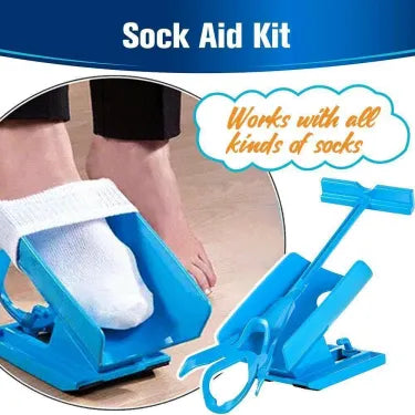 Compression Sock Helper Tool with Handles – Easy Dressing Aid for Putting On & Taking Off Socks – Portable Sock Assist Device for Seniors, M | Thomler