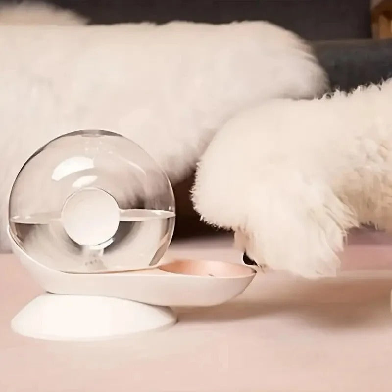 Circulating Pet Water Bowl with Stainless Steel Basin – 95 fl oz Fountain for Dogs & Cats | Thomler