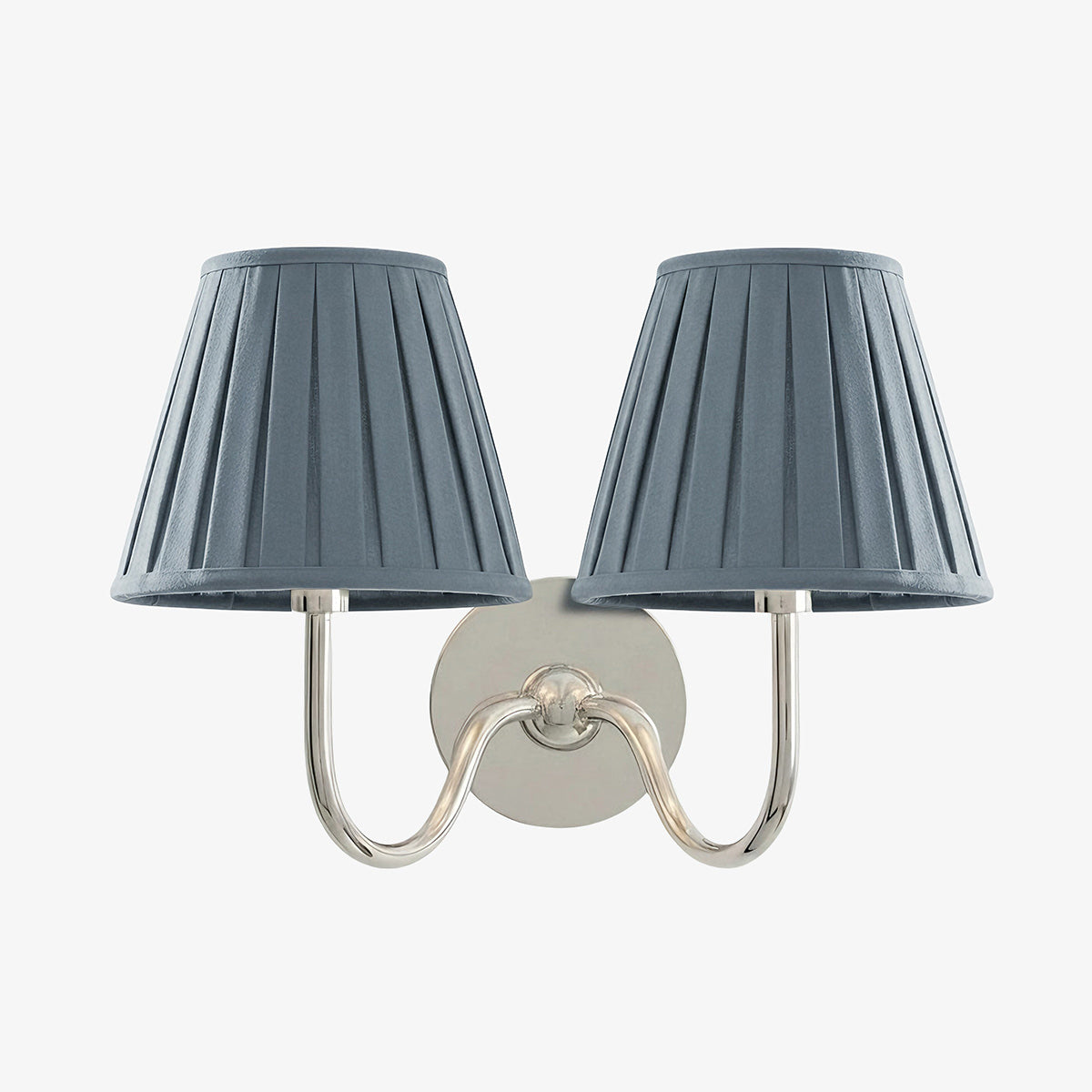 Brass Sconce with Fabric Drum Shade – 1 or 2 Light Hardwired Fixture for Bedroom, Hallway & Living Room | Thomler