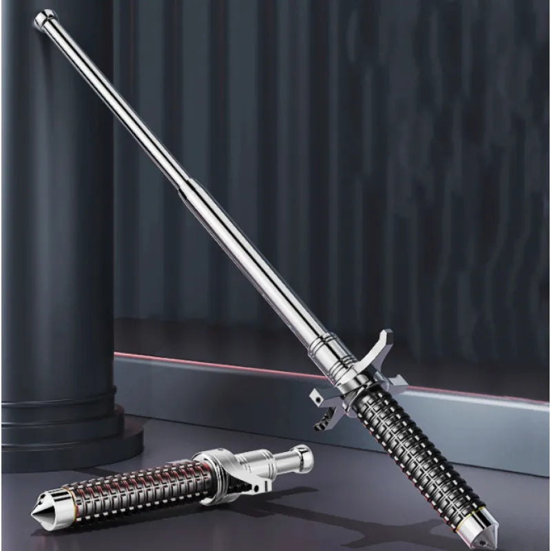Collapsible Personal Safety Rod for Travel, Home Security & Emergency Defense | Portable Protective Baton for Everyday Carry | Thomler