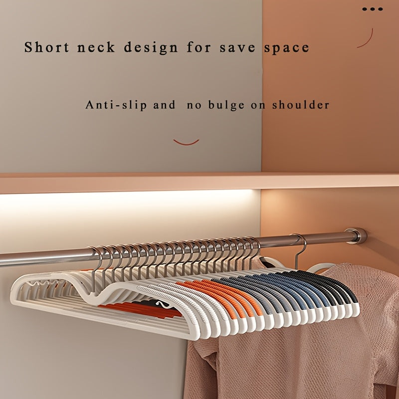 Rotating Short-Neck Space Saving Hangers with Non-Slip Grip for Closet Organization | Thomler