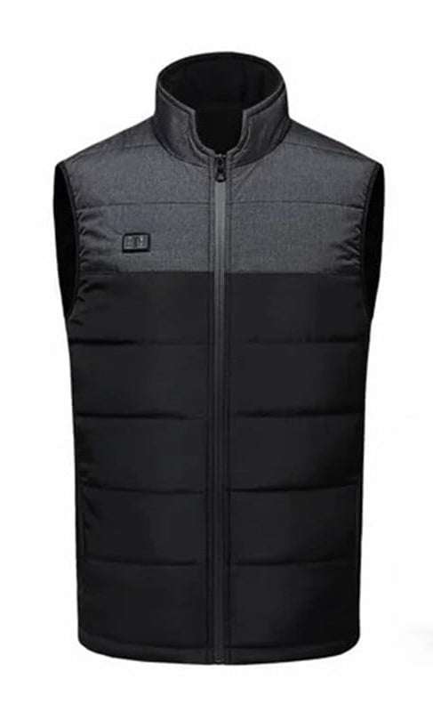 Heated Vest with 15 Heating Zones & 6 Temperature Settings for Men & Women – Rechargeable Battery-Powered Warming Jacket for Outdoor Work | Thomler