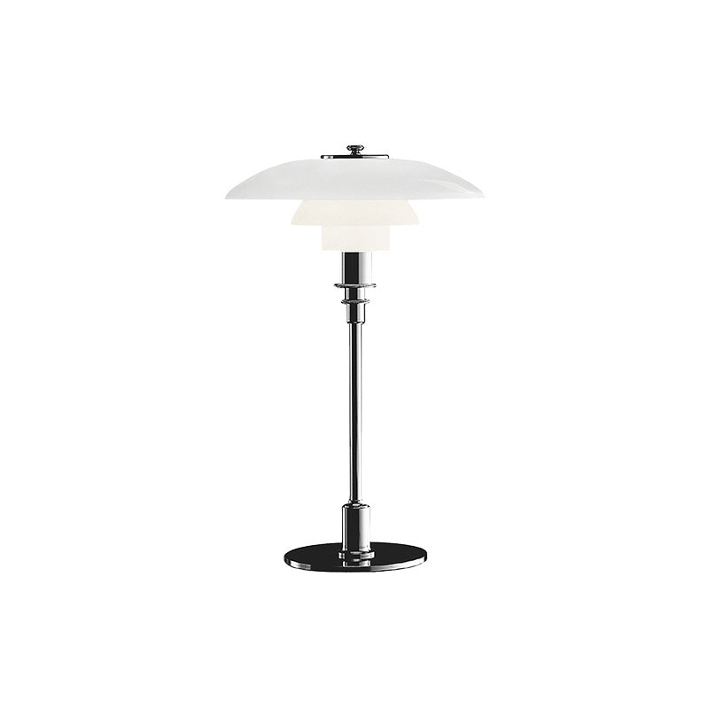 Table Lamp Glass 19 in Desk Bedroom Study 5W Warm Cool White Light | Thomler