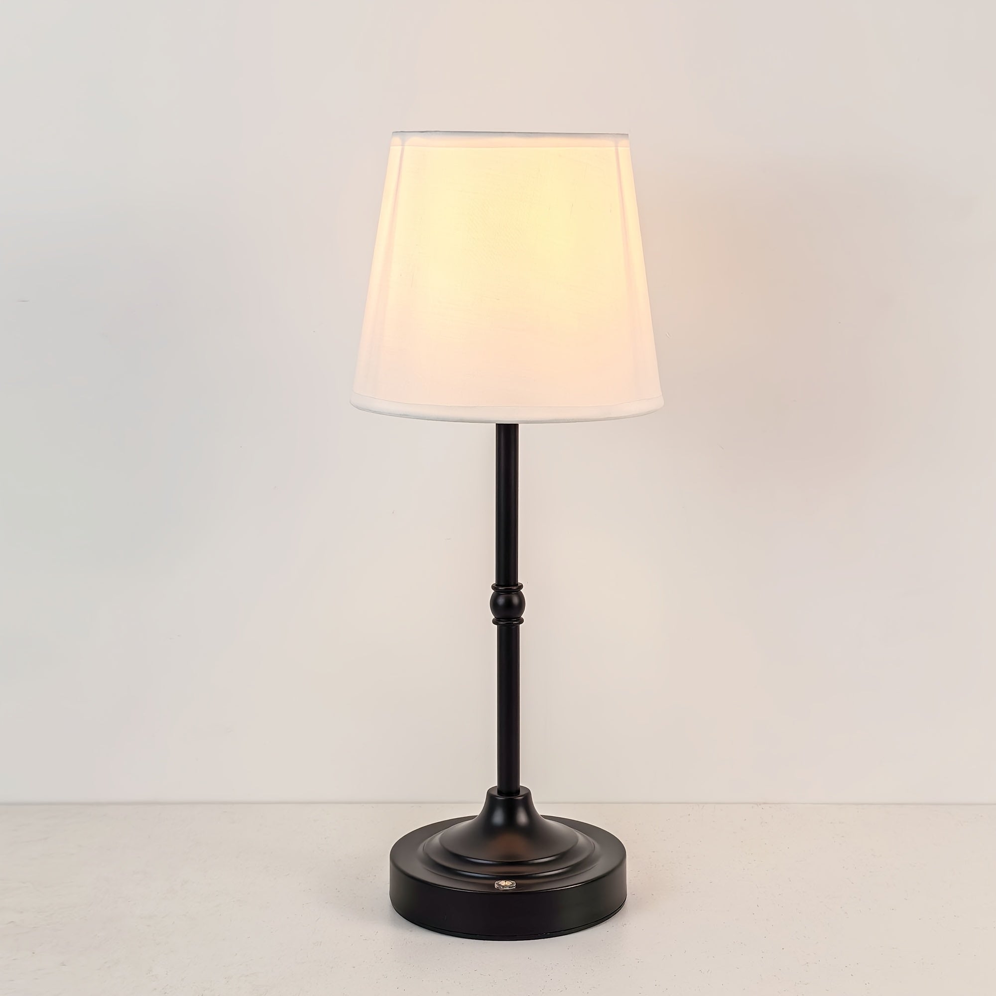Touch-Dimming Portable Table Lamp with Rechargeable Battery for Bedroom Nightstand Living Room Desk | USB Powered Metal Accent Light | Thomler