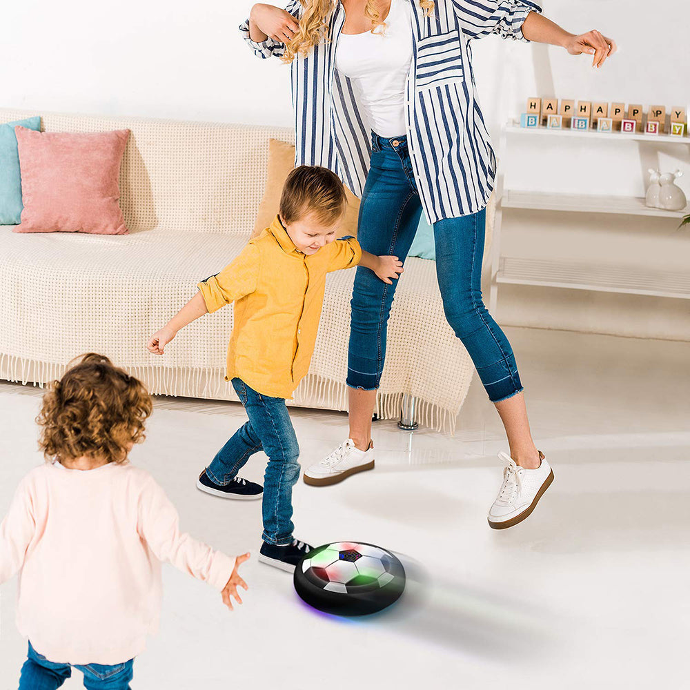 Air-Glide Indoor Soccer Discs with LED Lights – 2-Pack for Active Play at Home | Thomler