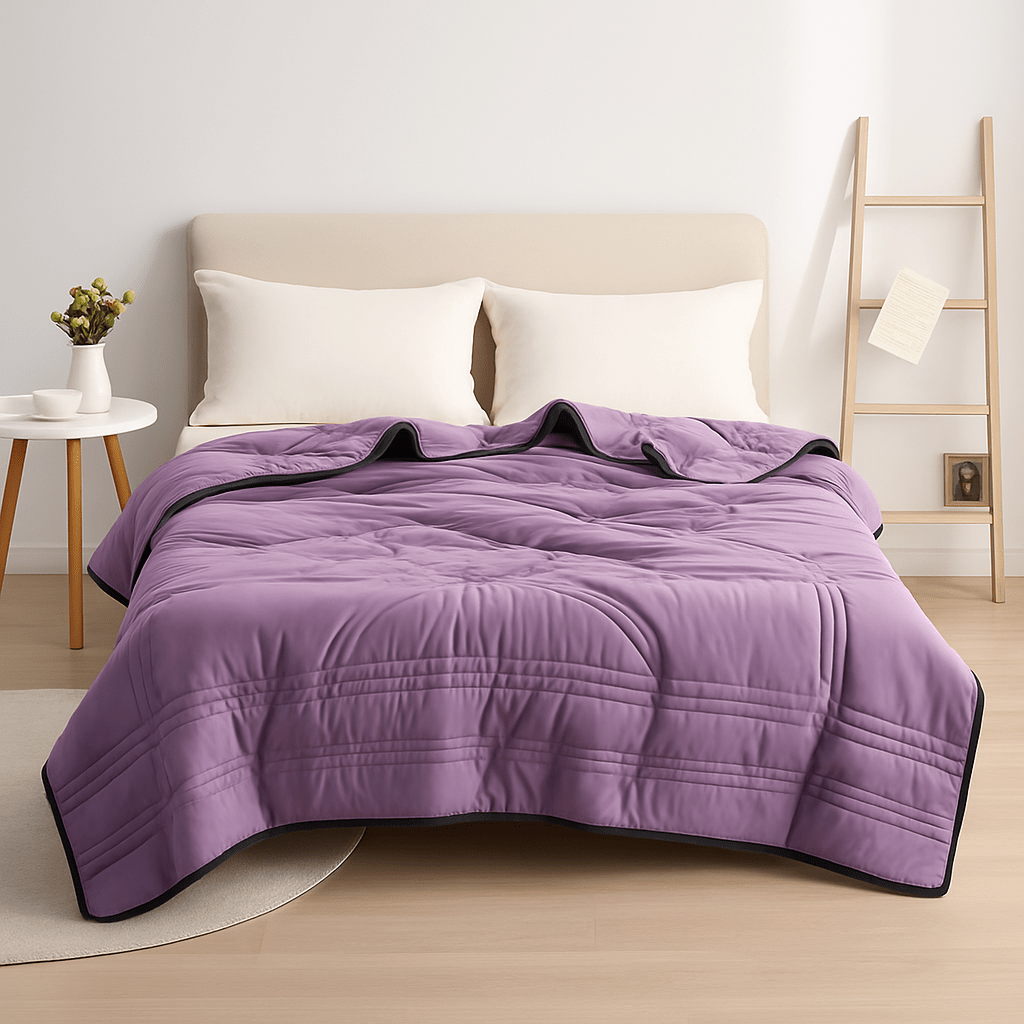 Cooling Blanket Polyester Breathable Lightweight All Seasons Bed Sleeping Moisture Wicking Temperature Regulating Summer Quilt Throw | Thomler