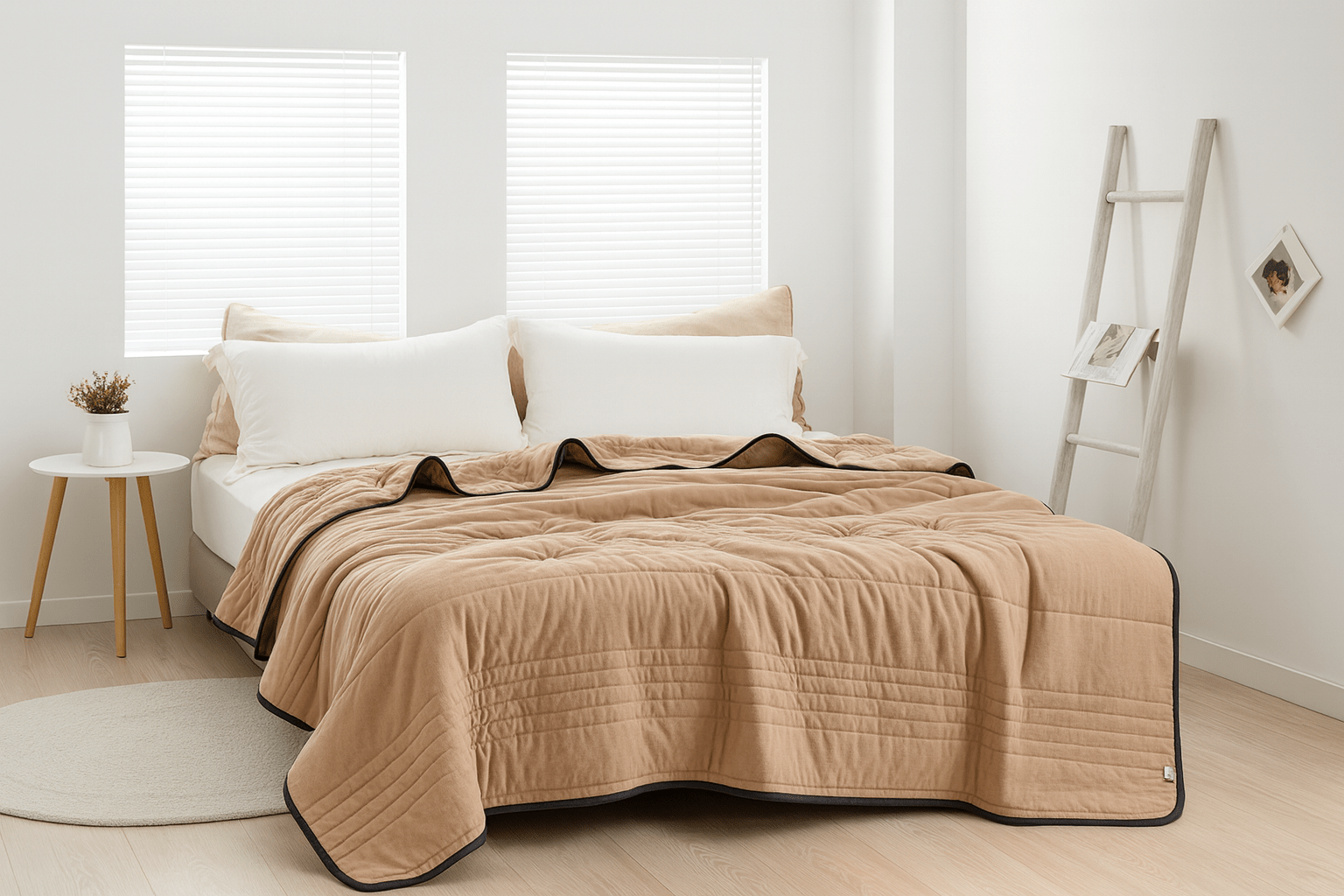 Cooling Blanket Polyester Breathable Lightweight All Seasons Bed Sleeping Moisture Wicking Temperature Regulating Summer Quilt Throw | Thomler
