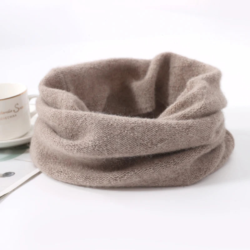 Soft Wool Neck Warmer with Pullup Coverage for Women | Cold Weather Face Guard & Ear Protector | Thomler