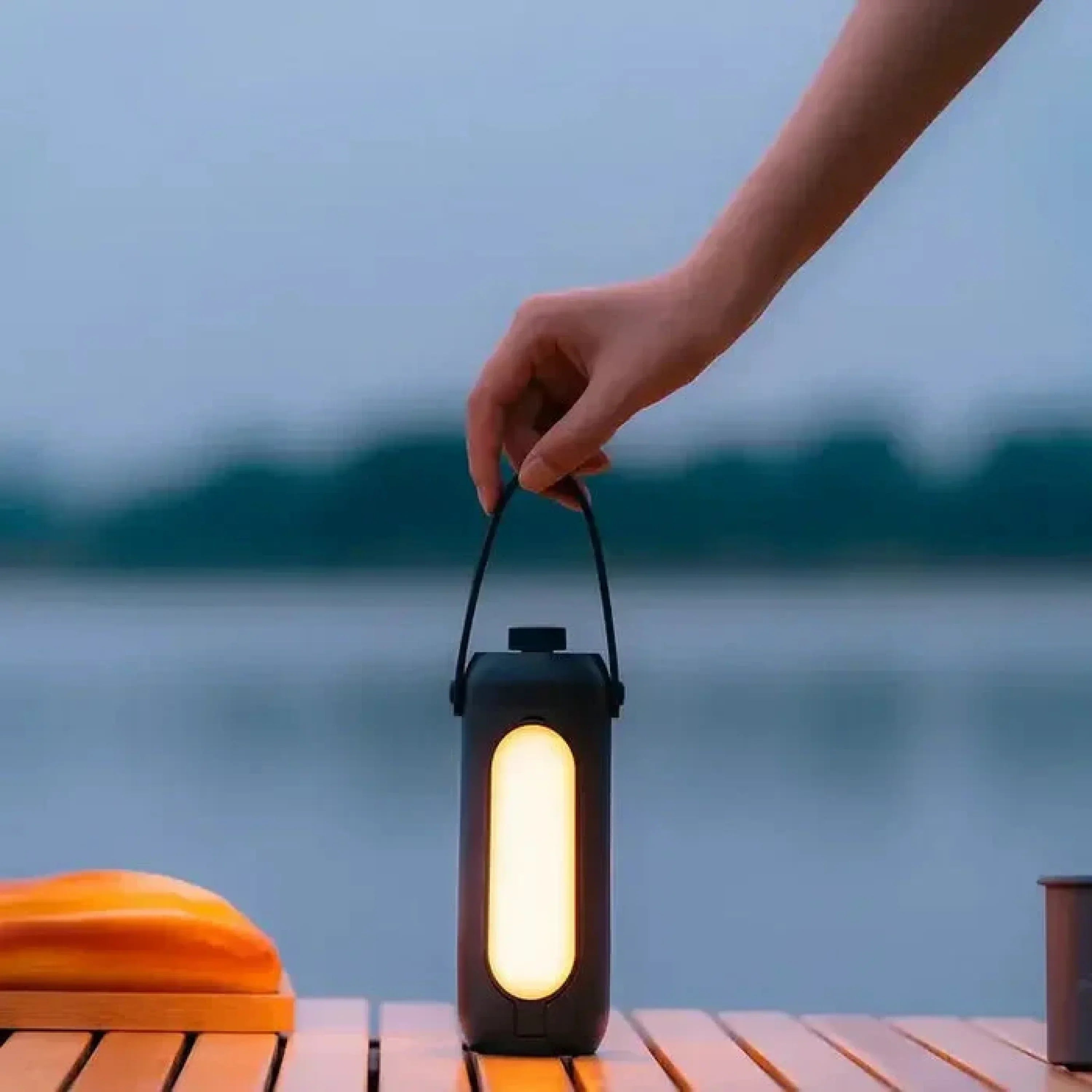 Rechargeable LED Camping Lantern with Flashlight Mode – Dimmable Portable Light for Indoor Outdoor Use Hiking Backyard Patio Emergency | Thomler