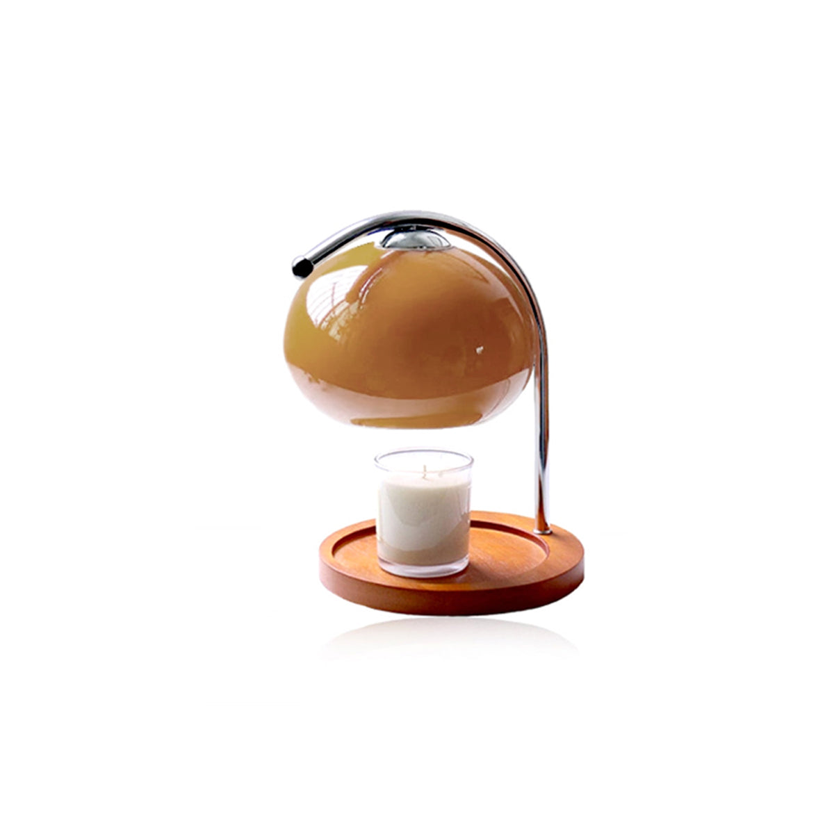 Flameless Halogen Candle Melting Lamp with Adjustable Warmth & Vintage Design | Thomler