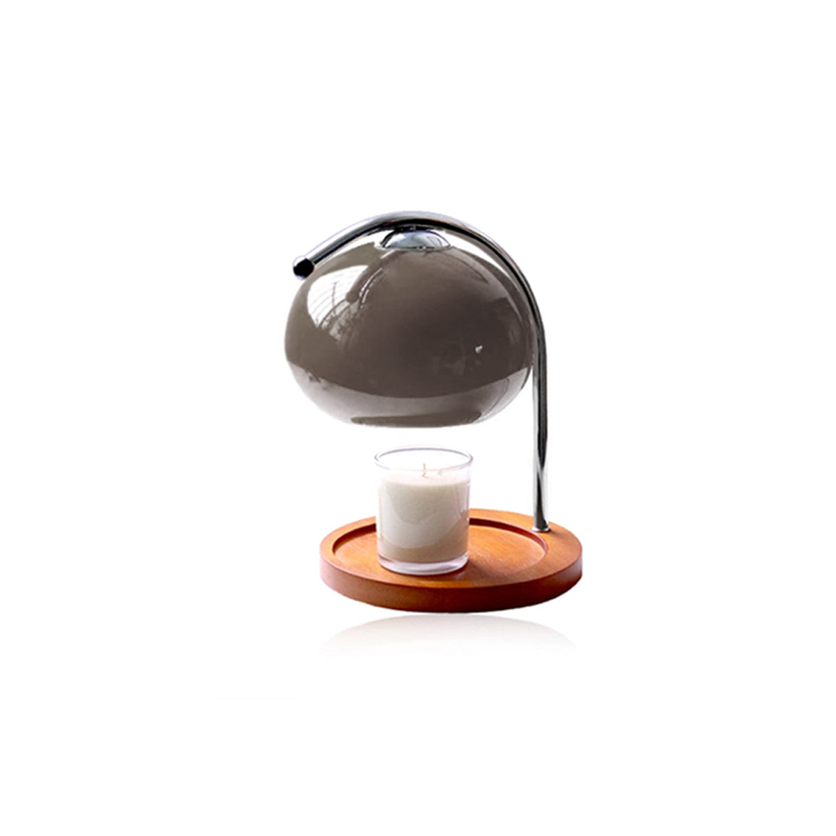 Flameless Halogen Candle Melting Lamp with Adjustable Warmth & Vintage Design | Thomler