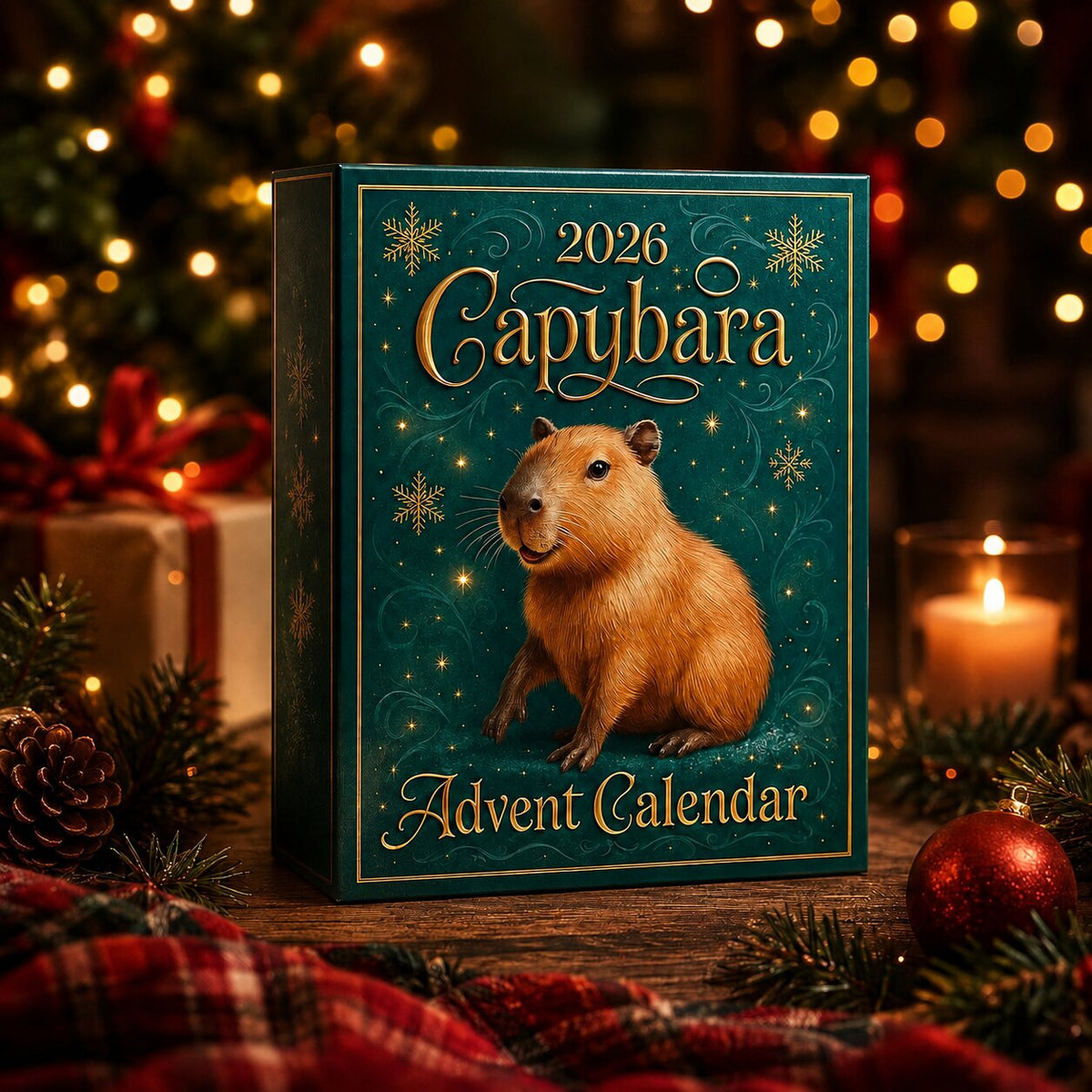 Capybara Christmas Countdown Calendar – 24 Surprises for Kids & Fans | Thomler