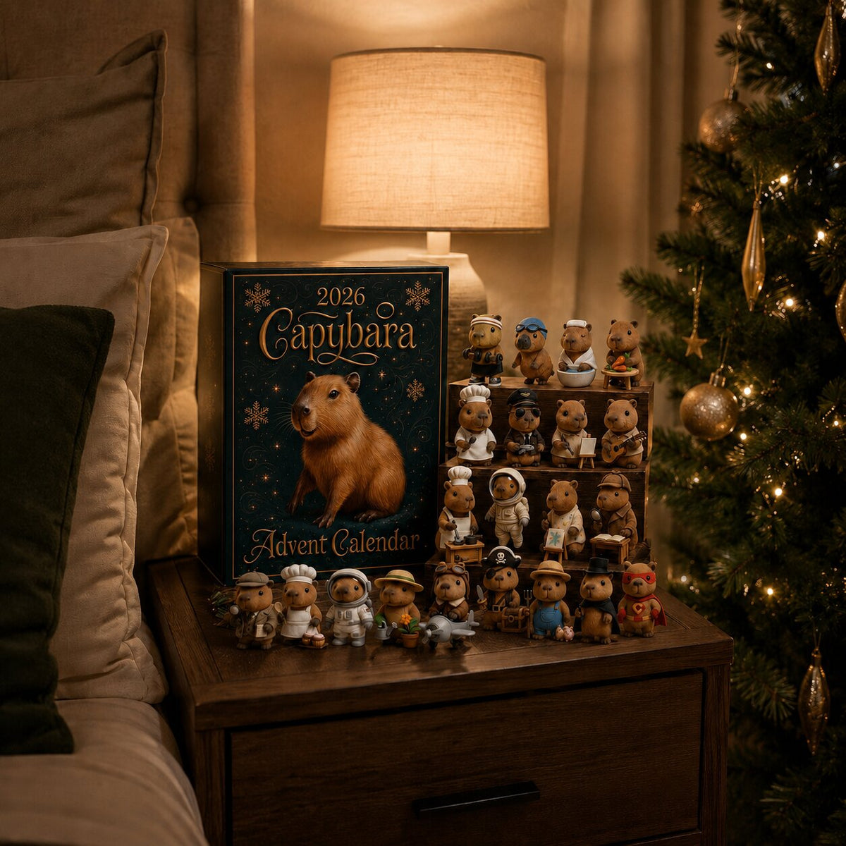 Capybara Christmas Countdown Calendar – 24 Surprises for Kids & Fans | Thomler