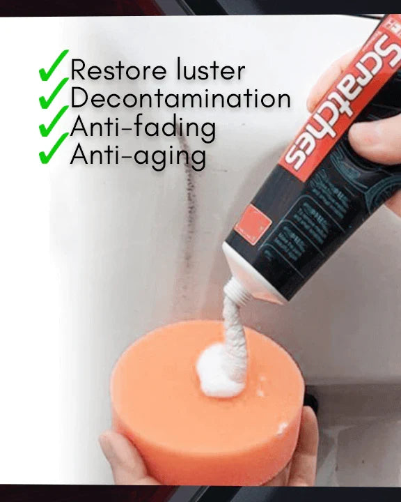 Car Plastic & Trim Restorer Polish Kit for Faded Auto Surfaces | Scratch Repair for Headlights, Bumpers & Dashboard | UV Protection | Thomler