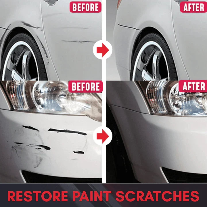 Car Plastic & Trim Restorer Polish Kit for Faded Auto Surfaces | Scratch Repair for Headlights, Bumpers & Dashboard | UV Protection | Thomler