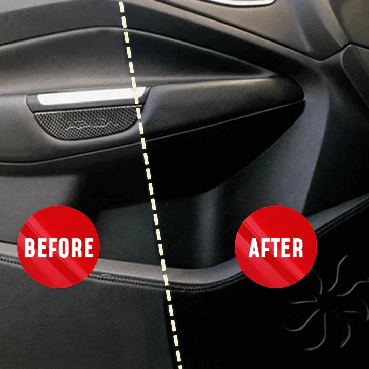 Car Plastic & Trim Restorer Polish Kit for Faded Auto Surfaces | Scratch Repair for Headlights, Bumpers & Dashboard | UV Protection | Thomler