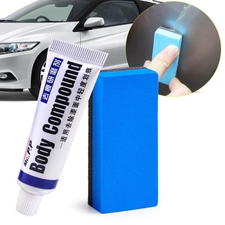 Car Scratch Repair Compound with Buffing Pad for Light Paint Scratches & Scuffs on Automotive Finishes | Thomler