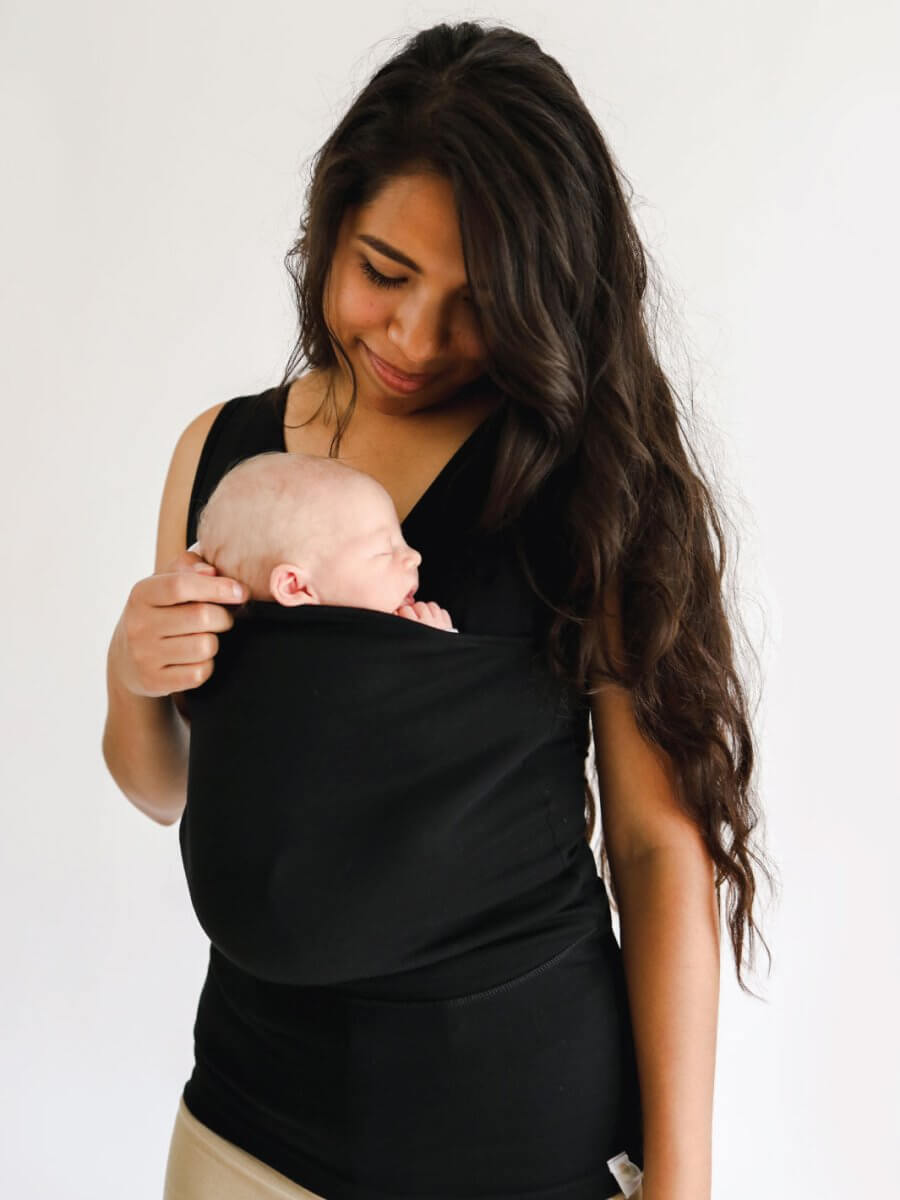 Hands-Free Infant Carrier Shirt for Moms & Dads – Soft Cotton Kangaroo Top with Built-In Pouch for Newborns & Nursing – Bonding Tee for | Thomler