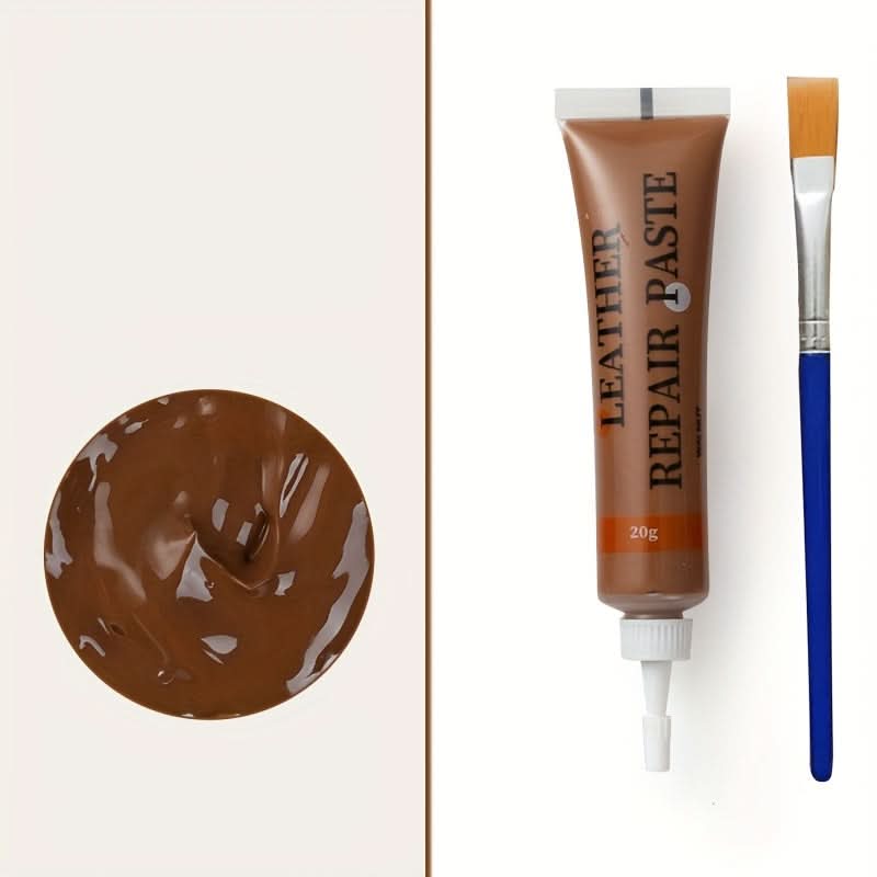 Leather & Vinyl Repair Kit for Couches, Car Interiors & Upholstery – 12 Color Options for Furniture Touch-Ups | Thomler