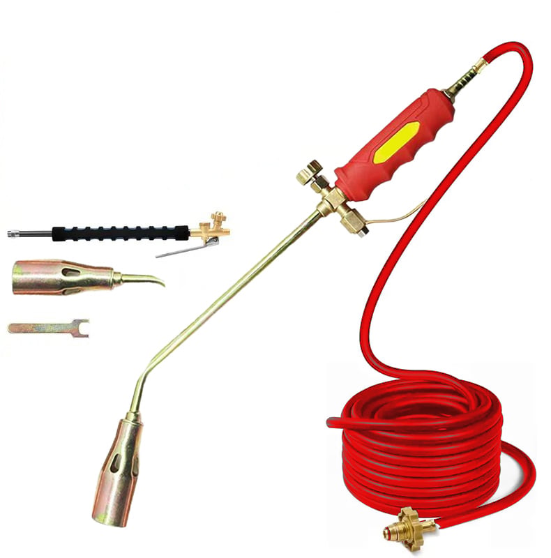 Weed Burner Propane 30.0 mm Nozzle Garden Driveway Patio Weed Removal Torch Self Ignition Heat Tool | Thomler