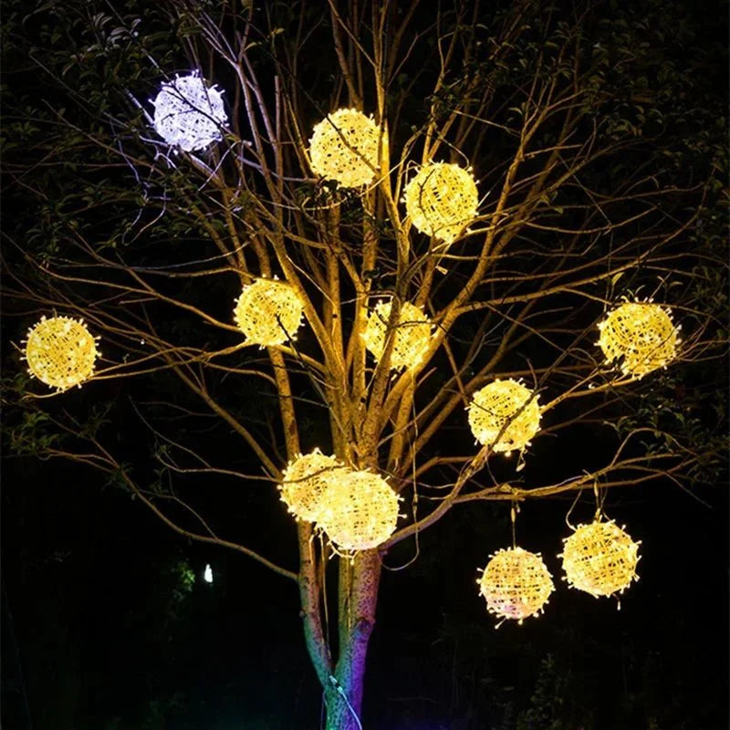 LED Lichtbol Buiten Waterdicht 20cm IP65 Warm Wit Tuinverlichting | Sansoti