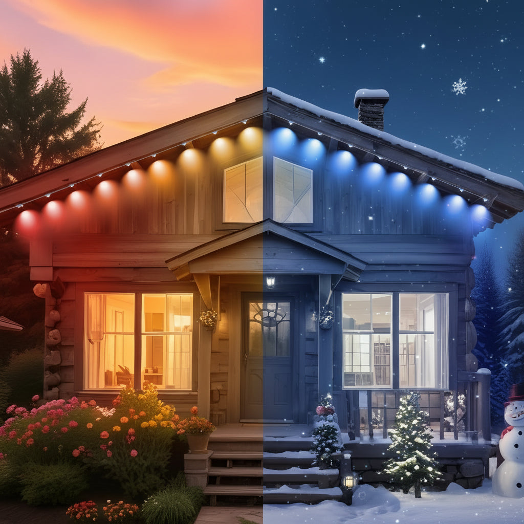 App-Controlled Roofline LED System – Weatherproof Holiday & Accent Lighting for Year-Round Exterior Decor | Thomler
