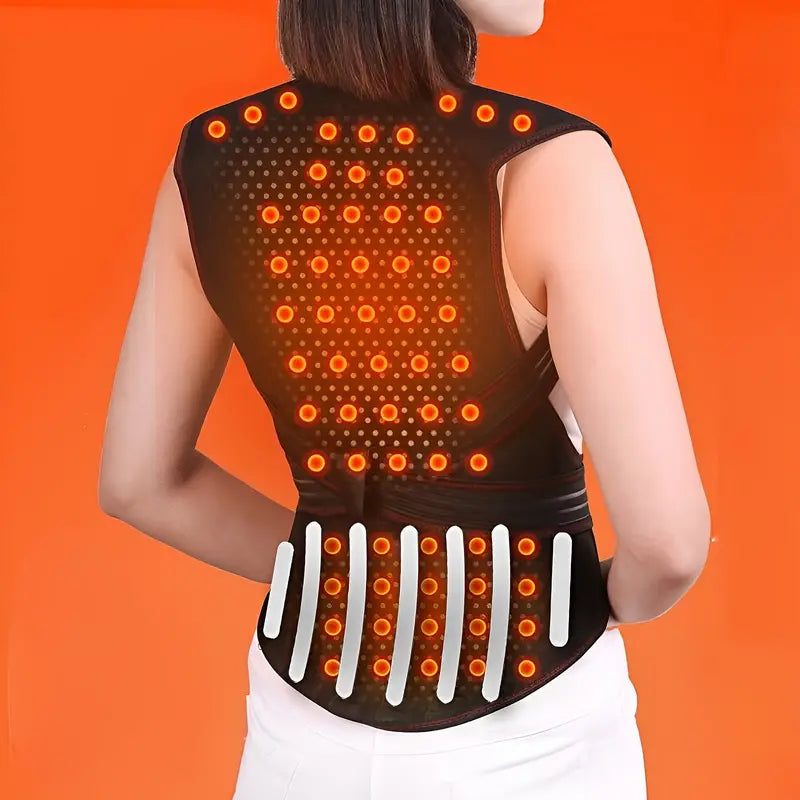 Magnetic Therapy Back Support Belt with Infrared Heat & Posture Correction | Thomler