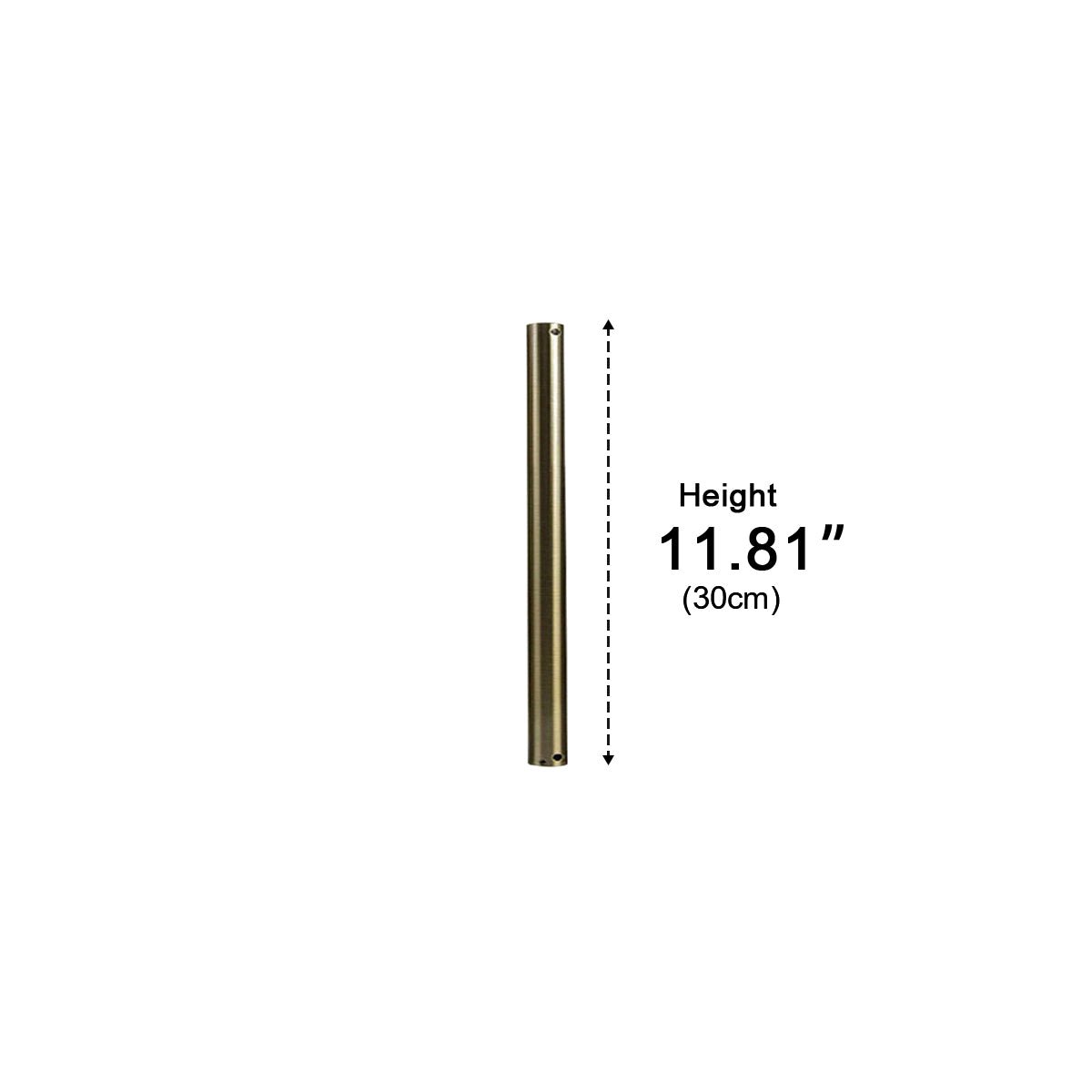 Adjustable Downrod for Ceiling Fans – Metal Mounting Pole for High Ceilings – Multiple Lengths Available | Thomler