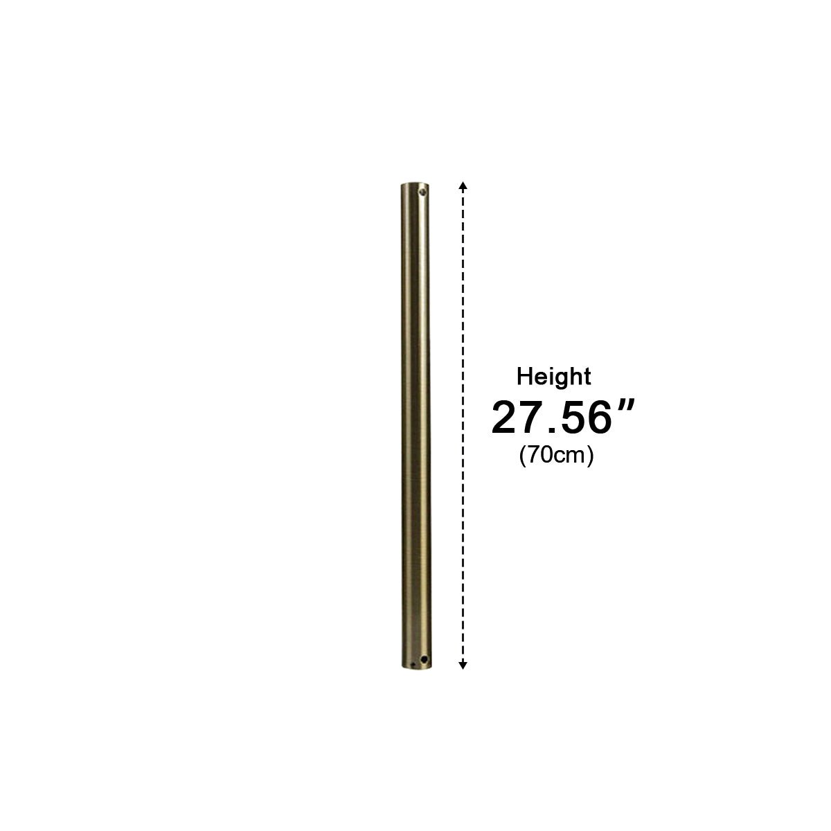 Adjustable Downrod for Ceiling Fans – Metal Mounting Pole for High Ceilings – Multiple Lengths Available | Thomler