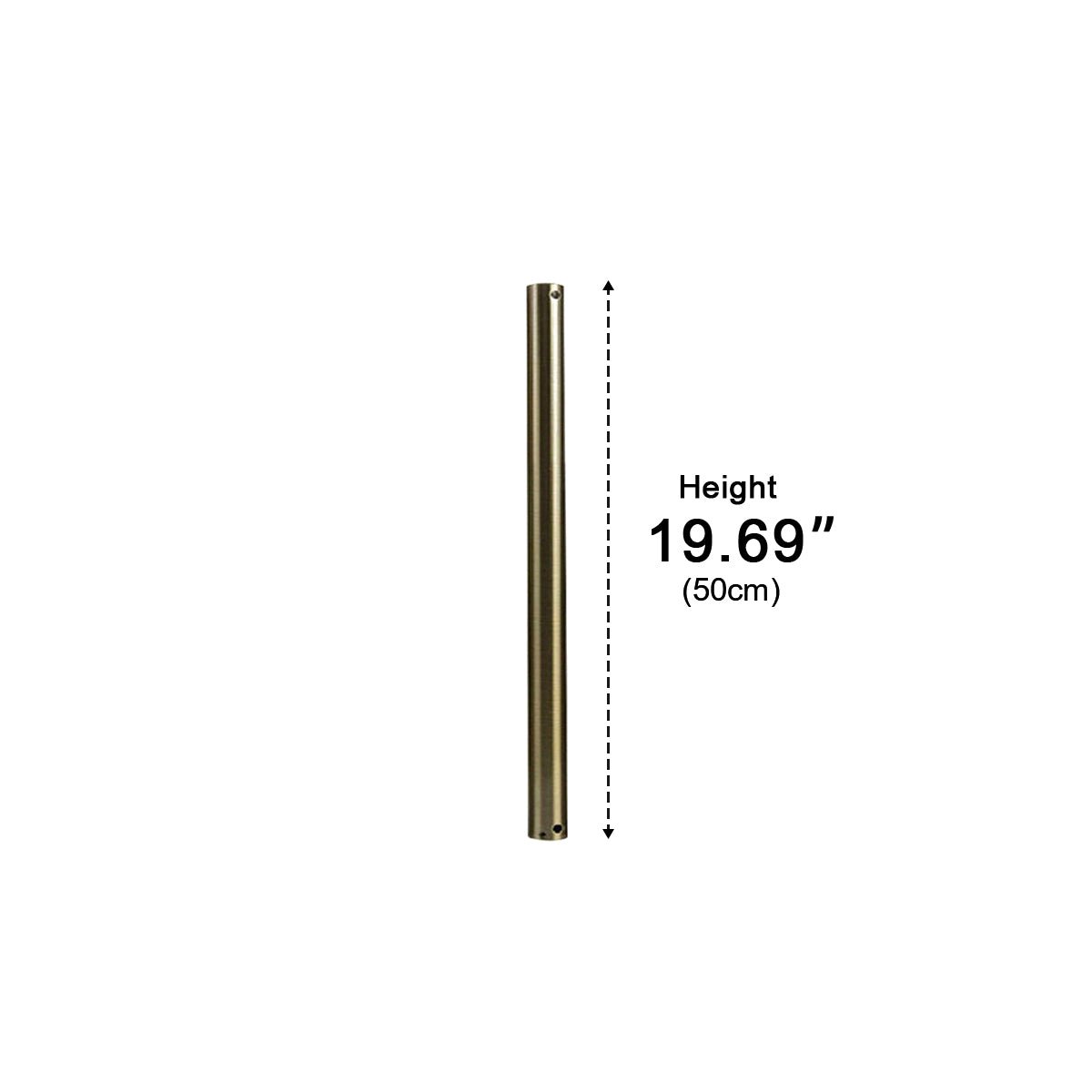 Adjustable Downrod for Ceiling Fans – Metal Mounting Pole for High Ceilings – Multiple Lengths Available | Thomler