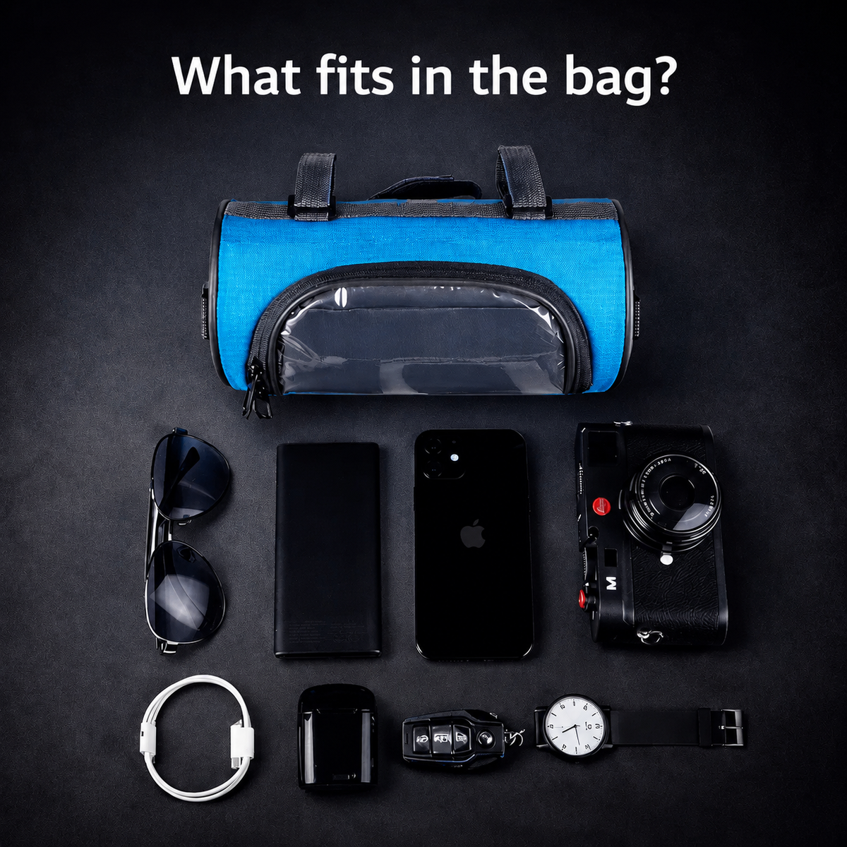 Handlebar Phone Pouch with Touch Window for Bikes & Cycles | Thomler