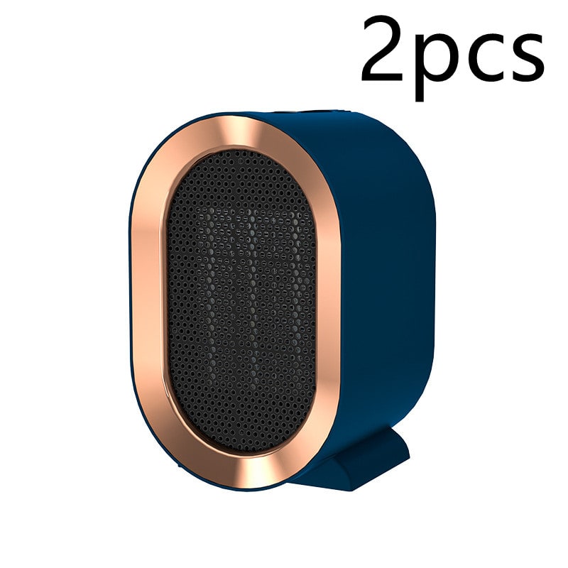 Compact Desktop Ceramic Space Heater with Dual-Speed Fan Control for Home & Office | Thomler