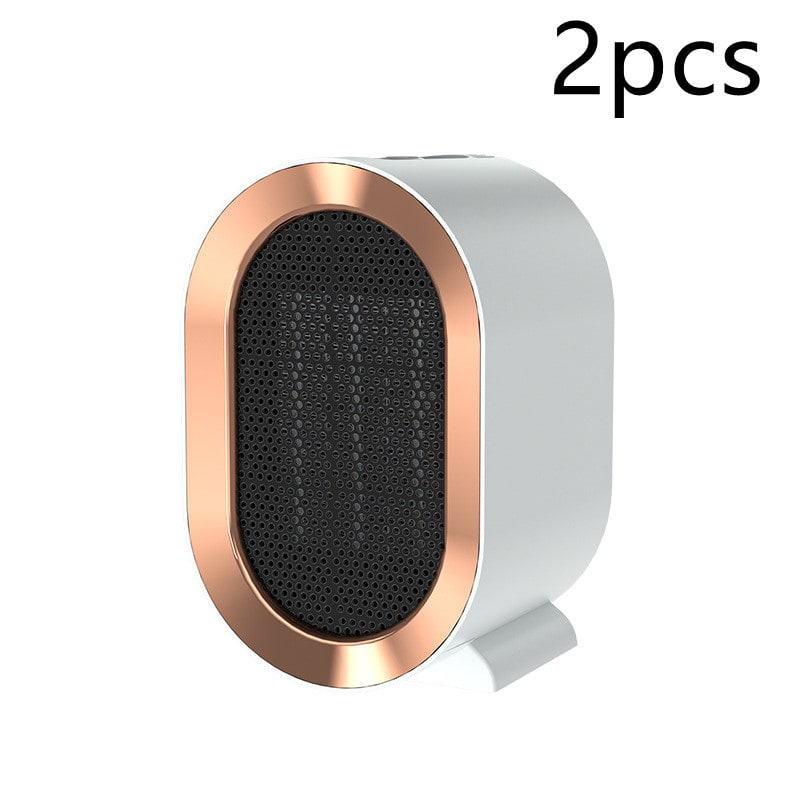Compact Desktop Ceramic Space Heater with Dual-Speed Fan Control for Home & Office | Thomler