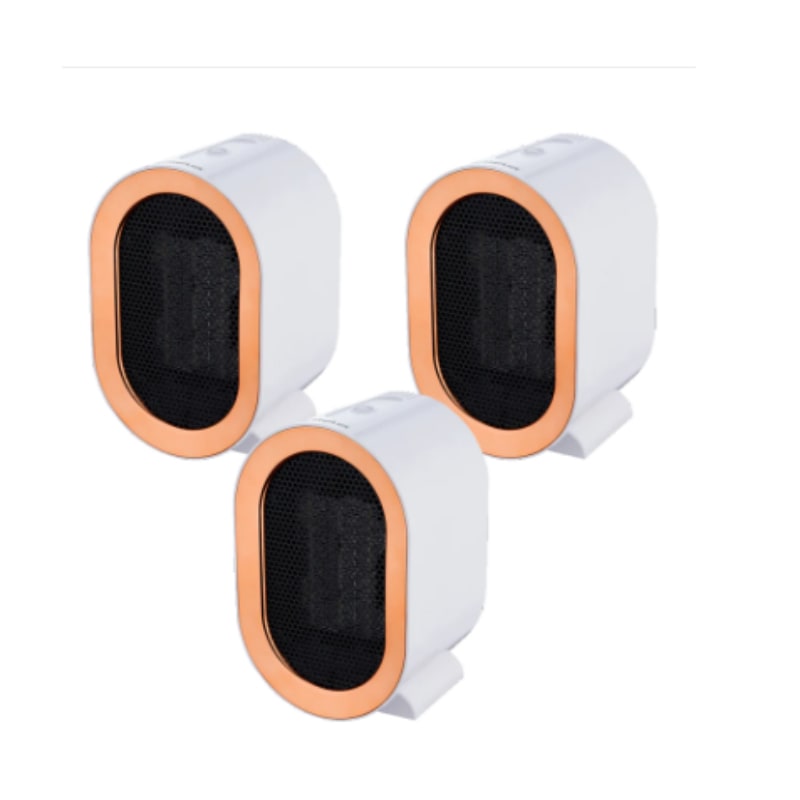 Compact Desktop Ceramic Space Heater with Dual-Speed Fan Control for Home & Office | Thomler