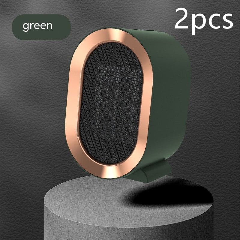 Compact Desktop Ceramic Space Heater with Dual-Speed Fan Control for Home & Office | Thomler