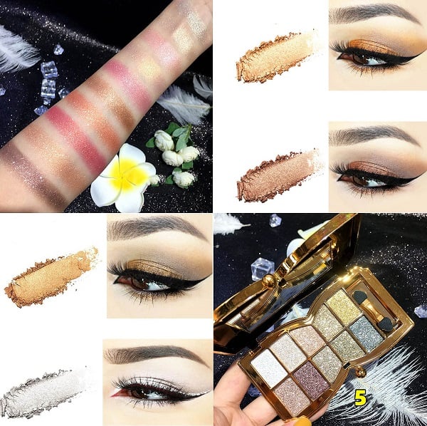 ShimmerGlam Pro – 10-farbige Glitzerpalette | 50% RABATT