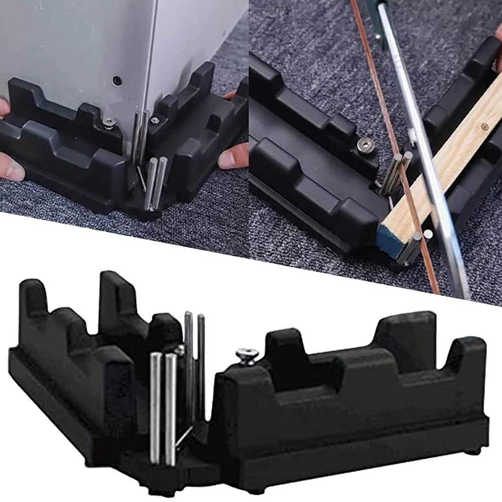 Angle Measurement and Cutting Guide Tool for Precise Miter Cuts | Adjustable 90° to 180° Protractor Gauge | Carpentry and Woodworking Access | Thomler
