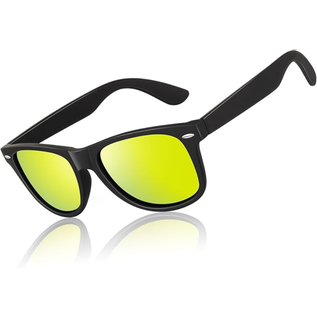 Polarized Retro Sunglasses UV400 Protection Unisex Vintage Eyewear Driving Hiking Water Sports Glare Reduction Lightweight Frames Men Women | Thomler