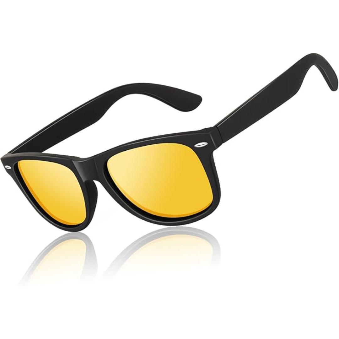 Polarized Retro Sunglasses UV400 Protection Unisex Vintage Eyewear Driving Hiking Water Sports Glare Reduction Lightweight Frames Men Women | Thomler