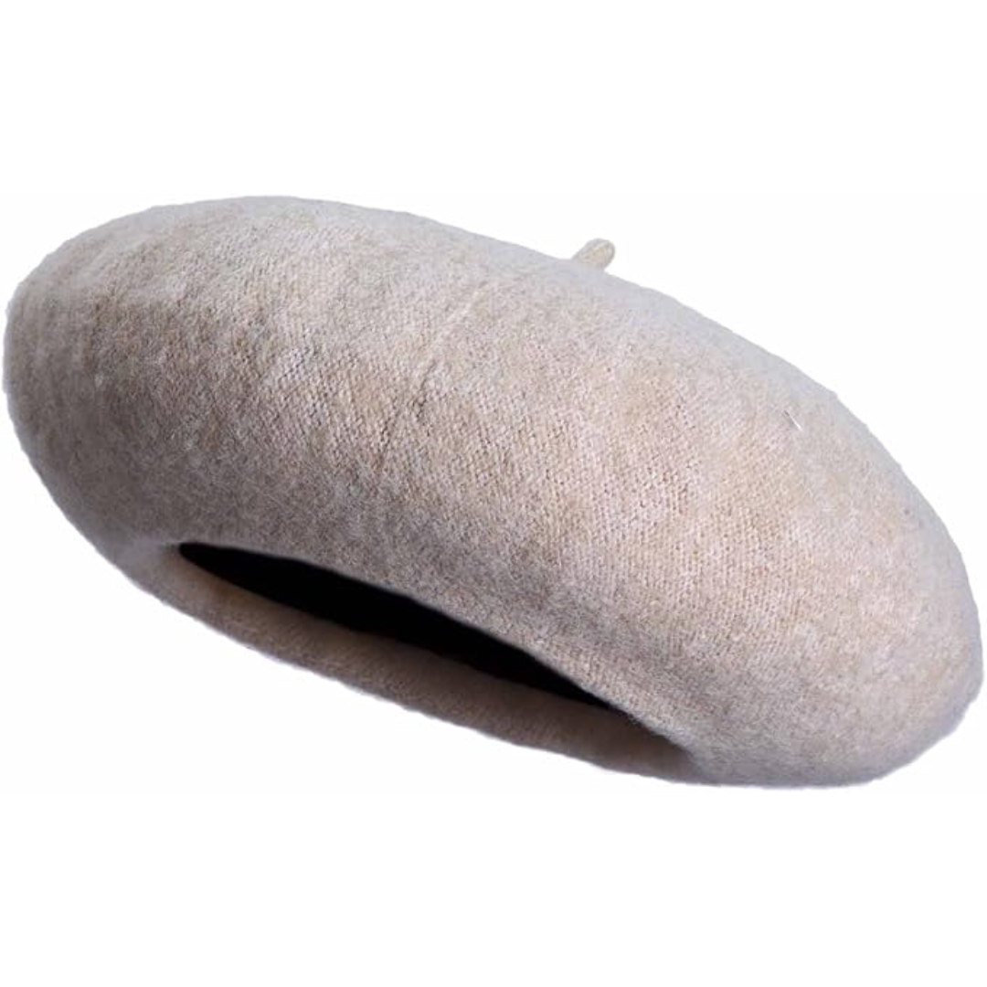 Women's Wool Beret Hat – Lightweight Parisian-Style Winter Cap in 10 Colors for Fall & Cold Weather | Thomler