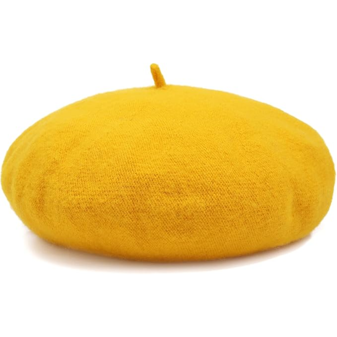 Women's Wool Beret Hat – Lightweight Parisian-Style Winter Cap in 10 Colors for Fall & Cold Weather | Thomler