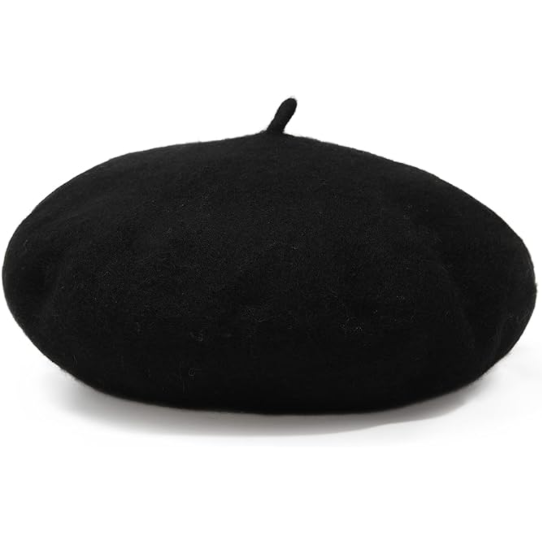 Women's Wool Beret Hat – Lightweight Parisian-Style Winter Cap in 10 Colors for Fall & Cold Weather | Thomler