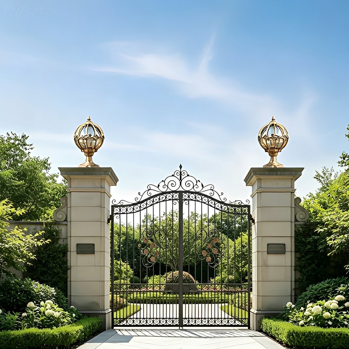 Spherical Post-Cap Fixture for Pathways & Driveways – Aluminum & Glass Weather-Resistant Bollard Light | Thomler
