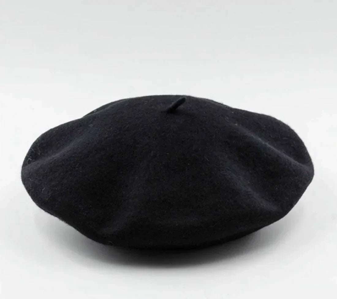 Women's Soft Felt Hat French Style Artist Cap Stretchy Headwear for Fall Winter Daily Fashion Casual Formal Wear | Thomler
