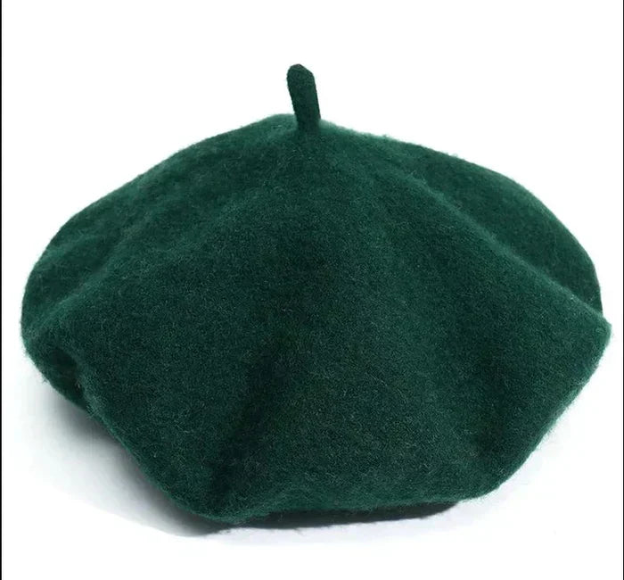 Women's Soft Felt Hat French Style Artist Cap Stretchy Headwear for Fall Winter Daily Fashion Casual Formal Wear | Thomler