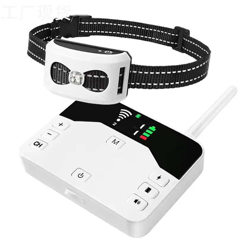 Wireless Dog Fence & Training Collar 2-in-1 System - Rechargeable Pet Containment with Adjustable Boundary up to 984 Feet - Waterproof | Thomler