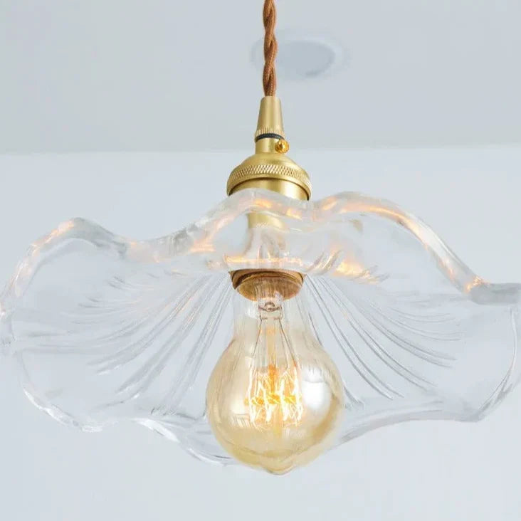 Pendant Light Glass 25.0 cm Orange E27 Kitchen Island Dining Room Vintage Hanging Ceiling Lamp | Thomler